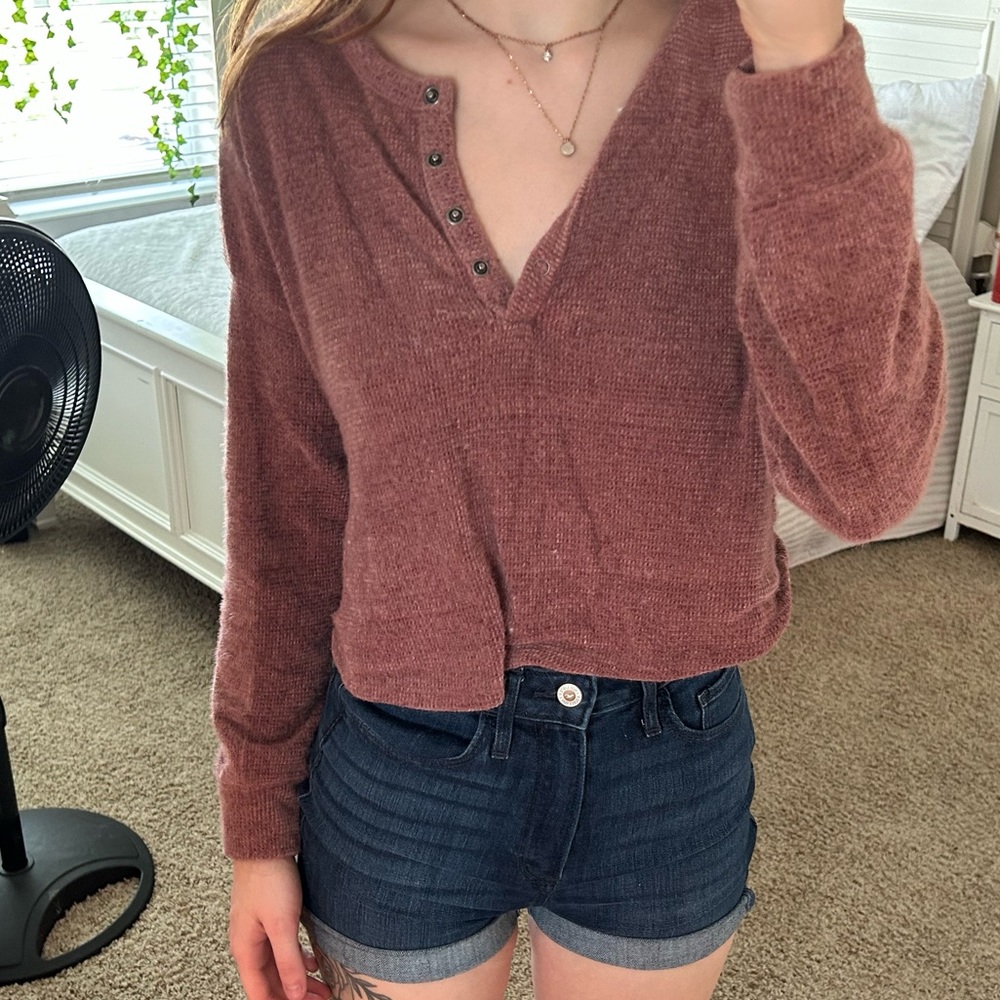 Cute boho styled sweater